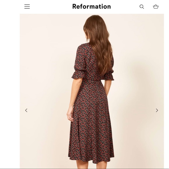 NWT Reformation Judith dress. M - Picture 5 of 8